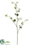 Silk Plants Direct Mini Morning Glory Spray - Cream Green - Pack of 12