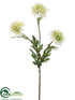 Silk Plants Direct Aster Mum Spray - Green Cream - Pack of 12