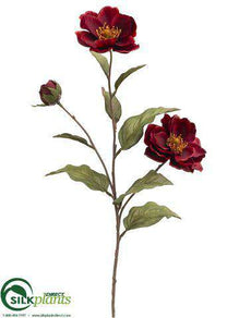 Magnolia Spray - Wine Two Tone - Pack of 12
