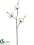 Silk Plants Direct Magnolia Spray - Vanilla - Pack of 12