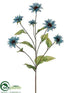 Silk Plants Direct Aster Mum Spray - Blue - Pack of 12