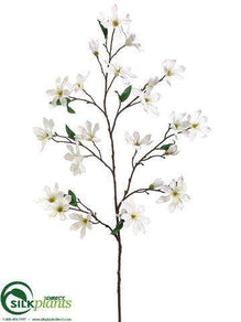 Butterfly Magnolia Spray - Cream - Pack of 6