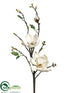 Silk Plants Direct Magnolia Spray - Cream - Pack of 6