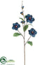 Silk Plants Direct Magnolia Spray - Blue - Pack of 12