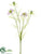 Silk Plants Direct Nigella Spray - Purple Lavender - Pack of 12