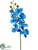 Phalaenopsis Orchid Spray - Blue - Pack of 12