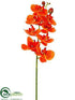 Silk Plants Direct Phalaenopsis Orchid Spray - Orange - Pack of 12