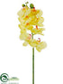Silk Plants Direct Phalaenopsis Orchid Spray - Yellow - Pack of 12