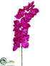 Silk Plants Direct Phalaenopsis Orchid Spray - Purple - Pack of 12