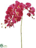 Silk Plants Direct Phalaenopsis Orchid Spray - Fuchsia - Pack of 12