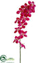 Silk Plants Direct Vanda Orchid Spray - Wine - Pack of 12