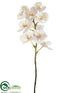 Silk Plants Direct Vanda Orchid Spray - Cream Pink - Pack of 6