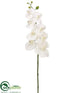 Silk Plants Direct Phalaenopsis Orchid Spray - White - Pack of 6