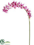 Silk Plants Direct Mini Cymbidium Orchid Spray - Lilac Violet - Pack of 6