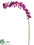 Silk Plants Direct Mini Cymbidium Orchid Spray - Violet - Pack of 6