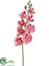 Silk Plants Direct Mini Phalaenopsis Orchid Spray - Rose Fuchsia - Pack of 12