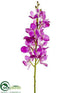 Silk Plants Direct Vanda Orchid Spray - Lavender - Pack of 12