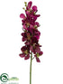 Silk Plants Direct Vanda Orchid Spray - Violet - Pack of 12