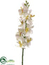 Silk Plants Direct Vanda Orchid Spray - White - Pack of 12