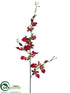 Silk Plants Direct Oncidium Orchid Spray - Red Dark - Pack of 12