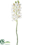 Silk Plants Direct Phalaenopsis Orchid Spray - Cream - Pack of 12