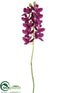 Silk Plants Direct Phalaenopsis Orchid Spray - Violet - Pack of 12