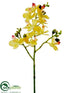 Silk Plants Direct Phalaenopsis Orchid Spray - Yellow - Pack of 12