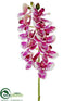 Silk Plants Direct Phalaenopsis Orchid Spray - Cream Orchid - Pack of 12