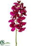 Silk Plants Direct Phalaenopsis Orchid Spray - Purple - Pack of 12