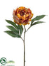 Silk Plants Direct Peony Spray - Mustard Antique - Pack of 12