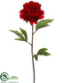 Silk Plants Direct Peony Spray - Red - Pack of 12