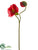 Silk Plants Direct Poppy Spray - Cream - Pack of 12