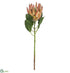 Silk Plants Direct King Protea Spray - Orange - Pack of 12