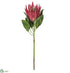 Silk Plants Direct King Protea Spray Beauty - Pink - Pack of 12
