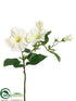 Silk Plants Direct Petunia Spray - Cream White - Pack of 12