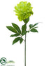 Silk Plants Direct Peony Spray - Green - Pack of 12