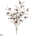 Silk Plants Direct Mini Pompon Blossom Spray - Purple - Pack of 12