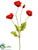 Poppy Spray - Red - Pack of 12