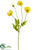 Poppy Spray - Yellow - Pack of 12