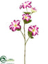 Silk Plants Direct Petunia Spray - Purple - Pack of 12