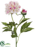 Silk Plants Direct Peony Spray - Pink Two Tone - Pack of 12