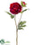 Paper Peony Spray - Burgundy Two Tone - Pack of 12