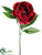 Peony Bud Spray - Brick Red - Pack of 12