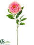 Silk Plants Direct Peony Spray - Rose - Pack of 12