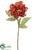 Peony Spray - Brick - Pack of 12