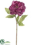 Silk Plants Direct Peony Spray - Purple - Pack of 12