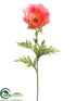 Silk Plants Direct Poppy Spray - Pink Two Tone - Pack of 12