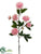 Peony Spray - Pink - Pack of 12