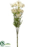 Silk Plants Direct Poppy Bundle - Cream - Pack of 12