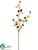 Silk Plants Direct Rudbeckia Pod Spray - Brown Fall - Pack of 12
